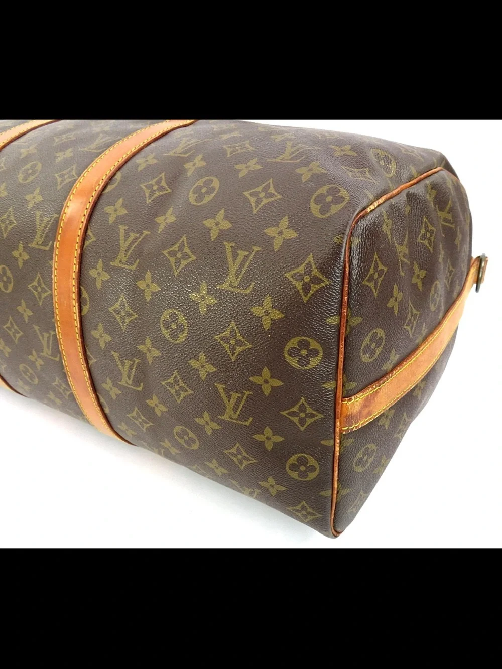 Louis Vuitton Brown Monogram Keepall Duffel Bag